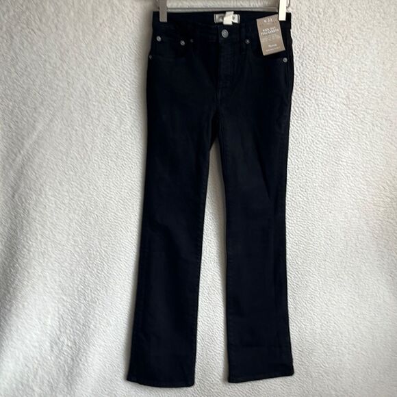 Madewell Kickout Full Length Jeans‎ Womens Size 23 Black - Picture 1 of 8